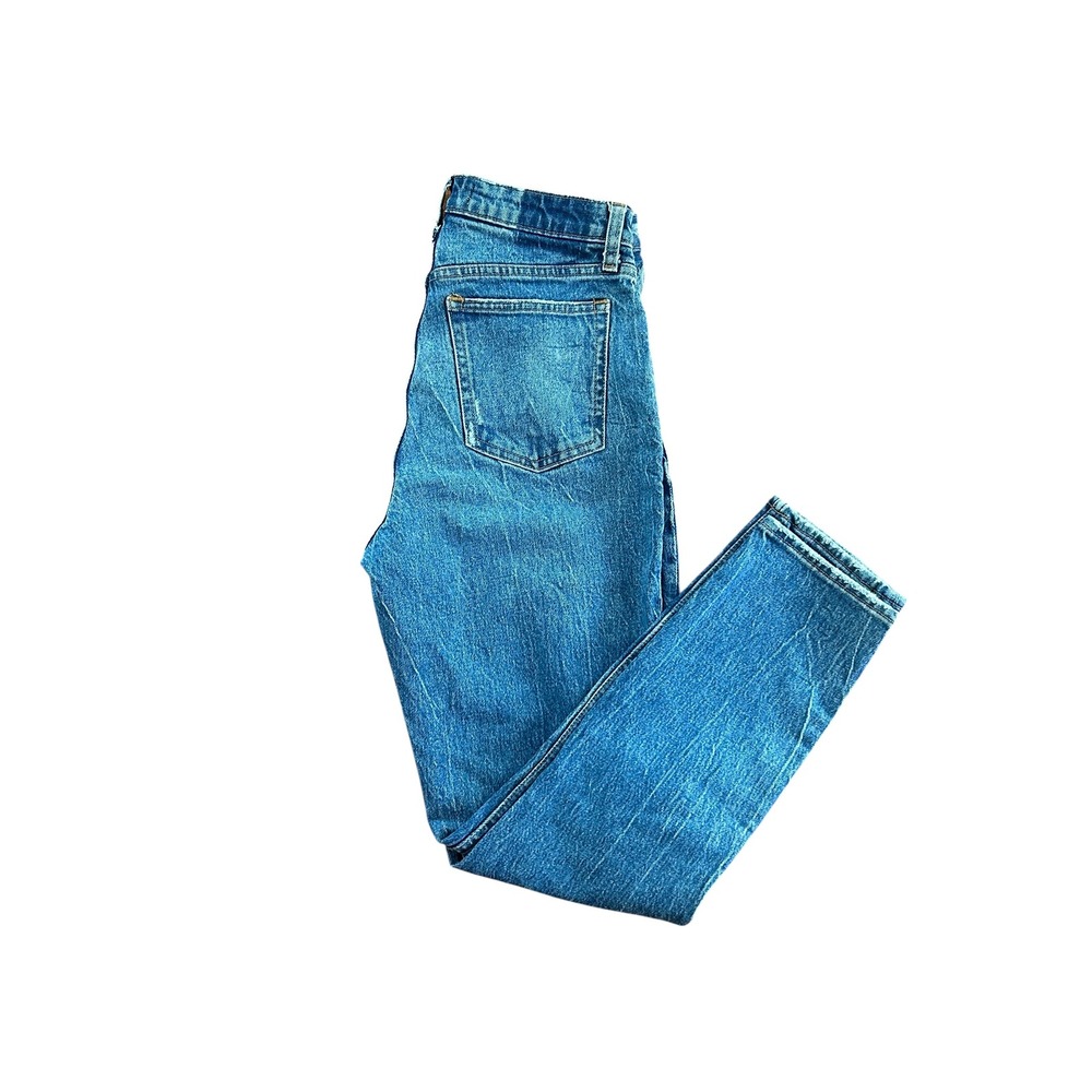 Abercrombie & Fitch Curve Love The Skinny High Rise Blue Jeans Womens 26 2R